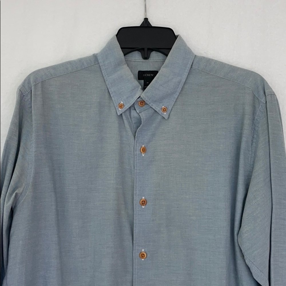 J. Crew Men Blue Button down